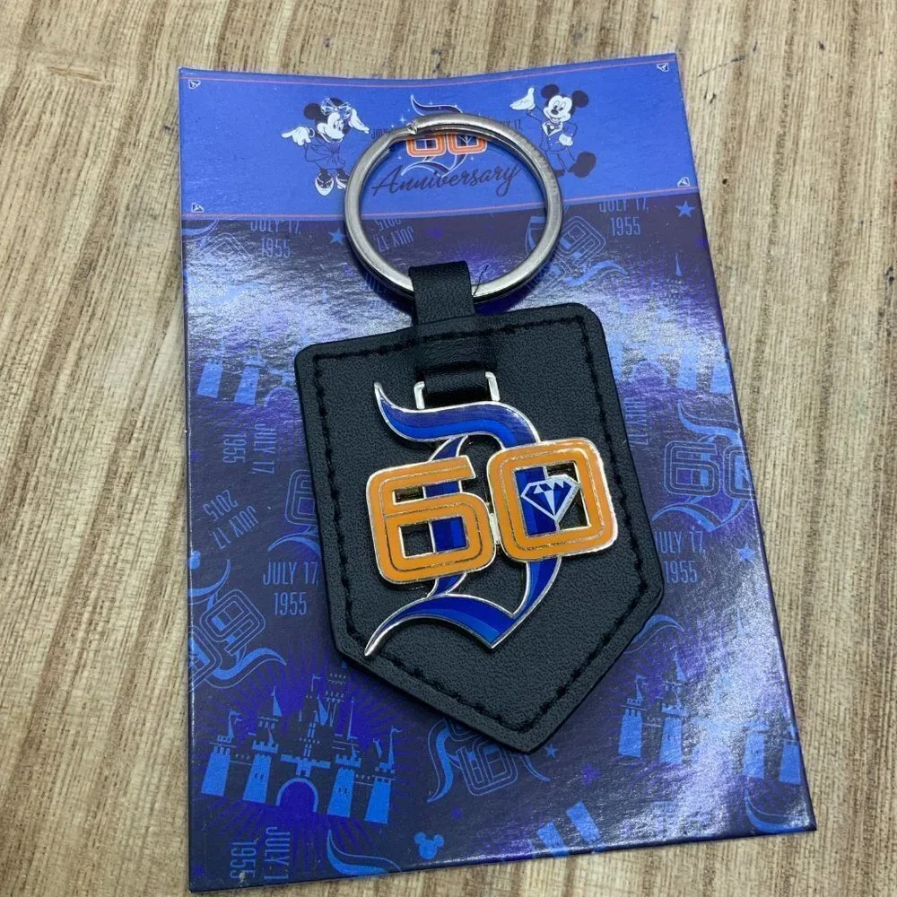 Disneyland Resort 60th Anniversary Key Chain - 2016